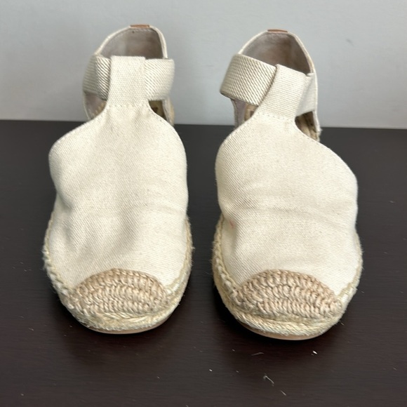 Tory Burch Sandal Catalina Espadrille Wedge
Natural Shoe Slip On Logo Sz 5 - Picture 3 of 13